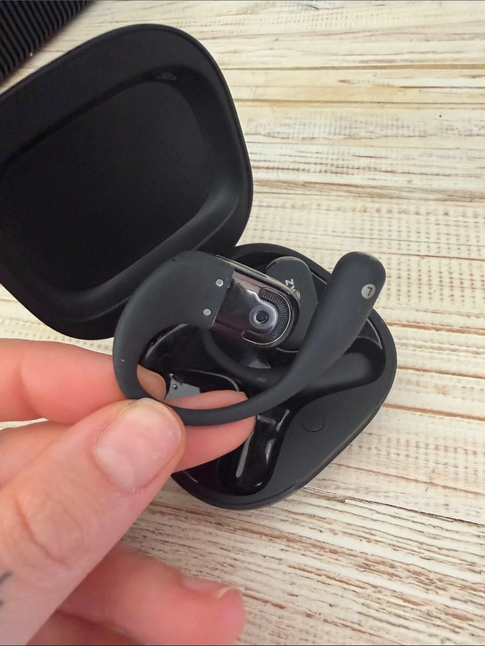 Shokz Black Carry Case with Headphones